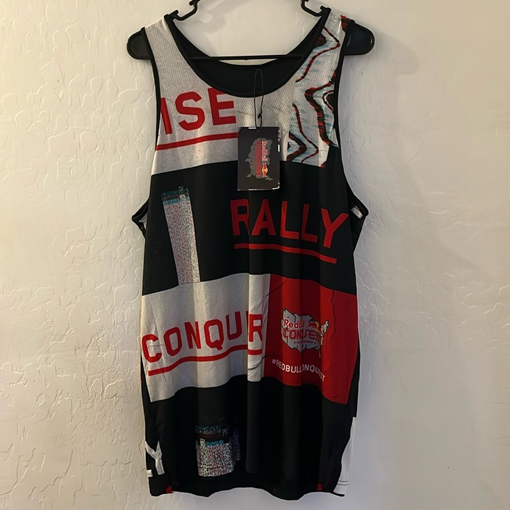 Men’s reversible basketball Red Bull tank top